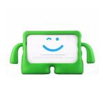 KNY Apple İpad Mini 2 Kılıf Çoçuklar İçin Tutmalı İbuy Silikon Yeşil