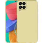 Kny Galaxy M33 Kılıf Ultra Ince Mat Silikon - Gold - Samsung Galaxy M33
