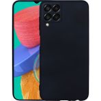 Kny Galaxy M33 Kılıf Ultra Ince Mat Silikon - Siyah - Samsung Galaxy M33