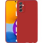 Kny Galaxy M52 Kılıf Ultra Ince Mat Silikon - Kırmızı - Samsung Galaxy M52