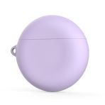 KNY Huawei Free Buds 3 İçin Askılı Mor Silikon
