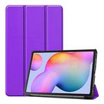 KNY Huawei Mate Pad T8 Kılıf Arkası Şeffaf Sert Mika Smartcover Mor