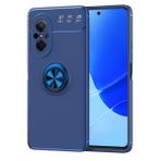 KNY Huawei Nova 9 SE Kılıf Yüzüklü Manyetik Ravel Silikon Lacivert