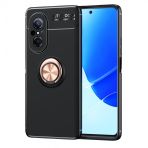 Kny Huawei Nova 9 Se Kilif Yuzuklu Manyetik Ravel Silikon Rose Gold