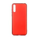 KNY Huawei P Smart Ultra İnce Mat Silikon Kırmızı Kılıf
