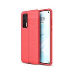KNY Huawei P40 Kılıf Niss Desenli Lux Niss Silikon Kırmızı