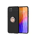 Kny Huawei Y5p Kilif Yuzuklu Manyetik Ravel Silikon Rose Gold