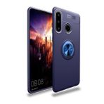 KNY Huawei Y6P Kılıf Yüzüklü Manyetik Ravel Silikon Lacivert