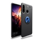 KNY Huawei Y6P Kılıf Yüzüklü Manyetik Ravel Silikon Mavi