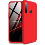 Kny Realme 5i Kılıf 3 Parça 360 Zore Ays Kapak - Mavi - Realme 5İ