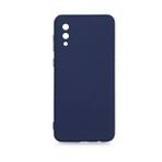 KNY Samsung Galaxy A02 Kılıf Kamera Korumalı İçi Süet Mara Lansman Silikon Lacivert