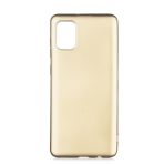 Kny Samsung Galaxy A02s Kilif Ultra Ince Mat Silikon Gold
