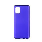 KNY Samsung Galaxy A02S Kılıf Ultra İnce Mat Silikon Mavi