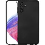Kny Samsung Galaxy A04s Kilif Ici Suet Renkli Mara Lansman Silikon Siyah