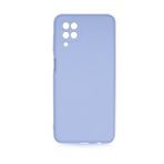 KNY Samsung Galaxy A12 Kılıf Kamera Korumalı İçi Süet Mara Lansman Silikon Mor