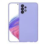 KNY Samsung Galaxy A13 4G Kılıf İçi Süet Renkli Mara Lansman Silikon Mor