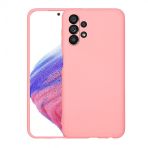KNY Samsung Galaxy A13 4G Kılıf İçi Süet Renkli Mara Lansman Silikon Pembe