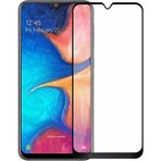 KNY Samsung Galaxy A20E İçin Kenarı Kırılmaya Dayanıklı 5D Cam Ekran Koruyucu, Siyah