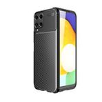 KNY Samsung Galaxy A22 4G Kılıf Karbon Desenli Lux Negro Silikon Siyah