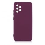 KNY Samsung Galaxy A32 4G Kılıf Kamera Korumalı İçi Süet Mara Lansman Silikon Bordo