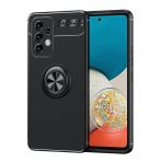 KNY Samsung Galaxy A33 5G Kılıf Yüzüklü Manyetik Ravel Sİlikon Siyah