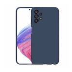 KNY Samsung Galaxy A53 5G Kılıf Kamera Korumalı İçi Süet Mara Lansman Silikon Lacivert