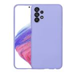 KNY Samsung Galaxy A53 5G Kılıf Kamera Korumalı İçi Süet Mara Lansman Silikon Mor