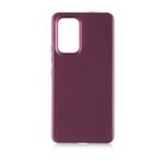 KNY Samsung Galaxy A53 Kılıf Ultra İnce Mat Silikon Bordo