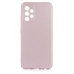 Kny Samsung Galaxy A72 Kilif Ultra Ince Mat Silikon Rose Gold