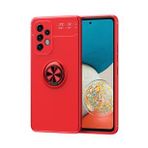 KNY Samsung Galaxy A73 Kılıf Yüzüklü Manyetik Ravel Silikon Mavi