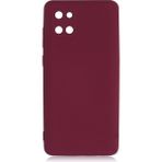 Kny Samsung Galaxy A81 Note 10 Lite Kılıf Kamera Korumalı Içi Süet Mara Lansman Silikon - Bordo - Galaxy Note 10 Lite