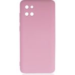 Kny Samsung Galaxy A81 Note 10 Lite Kılıf Kamera Korumalı Içi Süet Mara Lansman Silikon - Pembe - Galaxy Note 10 Lite