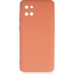 Kny Samsung Galaxy A81 Note 10 Lite Kılıf Kamera Korumalı Içi Süet Mara Lansman Silikon - Turuncu - Galaxy Note 10 Lite