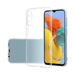 KNY Samsung Galaxy M14 Kamera Korumalı İnce Şeffaf Silikon Kılıf
