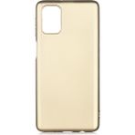 Kny Samsung Galaxy M31s Kilif Ultra Ince Mat Silikon Gold