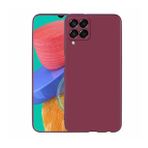 KNY Samsung Galaxy M33 Kılıf Ultra İnce Mat Silikon Bordo