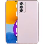 Kny Samsung Galaxy M52 Kilif Ultra Ince Mat Silikon Rose Gold