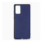 KNY Samsung Galaxy Note 20 Kılıf Ultra Ince Mat Silikon - Lacivert