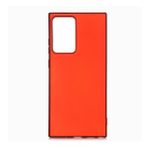 KNY Samsung Galaxy Note 20 Ultra Kılıf Ultra Ince Mat Silikon - Kırmızı