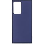 KNY Samsung Galaxy Note 20 Ultra Kılıf Ultra Ince Mat Silikon - Lacivert