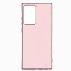 Kny Samsung Galaxy Note 20 Ultra Kilif Ultra Ince Mat Silikon Rose Gold