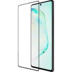 KNY Samsung Galaxy S10 Lite İçin Kenarı Kırılmaya Dayanıklı 5D Cam Ekran Koruyucu, Siyah