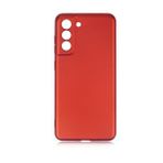 KNY Samsung Galaxy S21 FE Kılıf Ultra İnce Mat Silikon Kırmızı