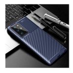 KNY Samsung Galaxy S21 Kılıf Karbon Desenli Lux Negro Silikon Kahverengi