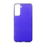 KNY Samsung Galaxy S21 Plus Kılıf Ultra İnce Mat Silikon Mavi