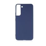 KNY Samsung Galaxy S22 Kılıf Ultra İnce Mat Silikon Lacivert