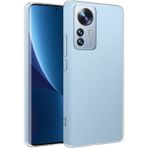 KNY Xiaomi 12 Pro Ultra İnce Şeffaf Silikon Cep Telefonu Kılıfı