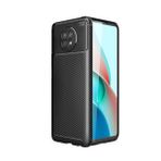 KNY Xiaomi Mi 10T Lite Kılıf Karbon Desenli Lux Negro Silikon Siyah