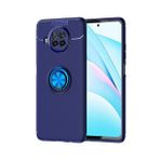 KNY Xiaomi Mi 10T Lite Kılıf Yüzüklü Manyetik Ravel Silikon Lacivert