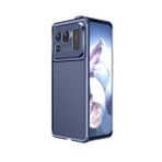 Kny Xiaomi Mi 11 Ultra Kılıf Karbon Desenli Lux Negro Silikon - Lacivert
